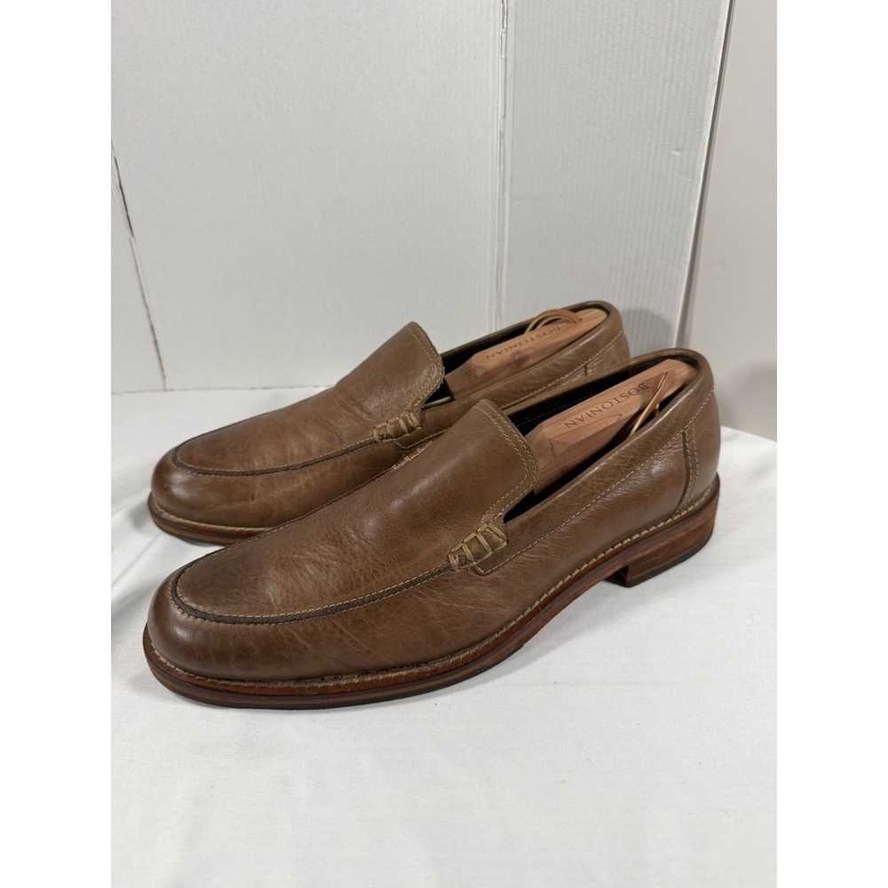 Cole Haan Mens 9.5M Brown Leather Loafers Slip On Dress Casual Venetian